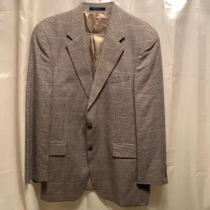 Ralph Lauren houndstooth wool blazer size 44t new, never worn